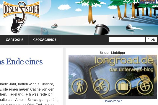 Dosenfischer-Plakatwand Dosenfischer-Plakatwand